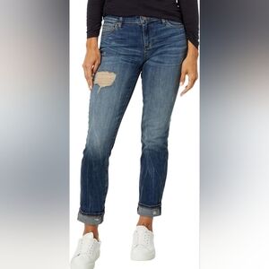 Kut from the Kloth Blue Catherine Boyfriend Women Jeans, Size 8 (34x30)